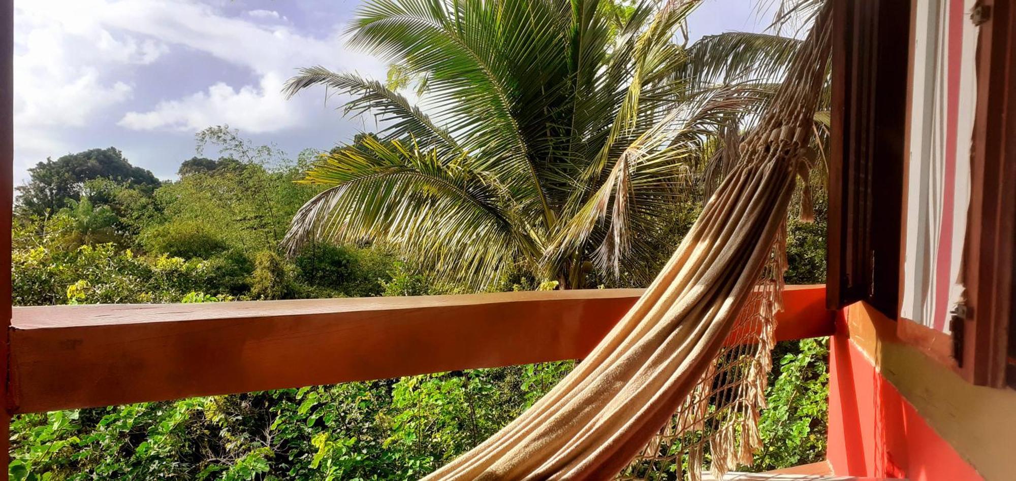 Novos Baianos Hostel E Pousada Porto Seguro Exterior foto Hammock in the Caribbean